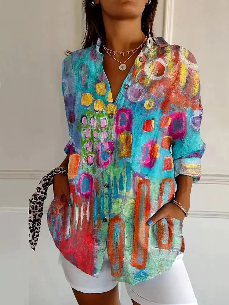 Jolene | Color Splash Blouse