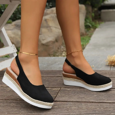 Helene | Casual Slingback Platform Shoes