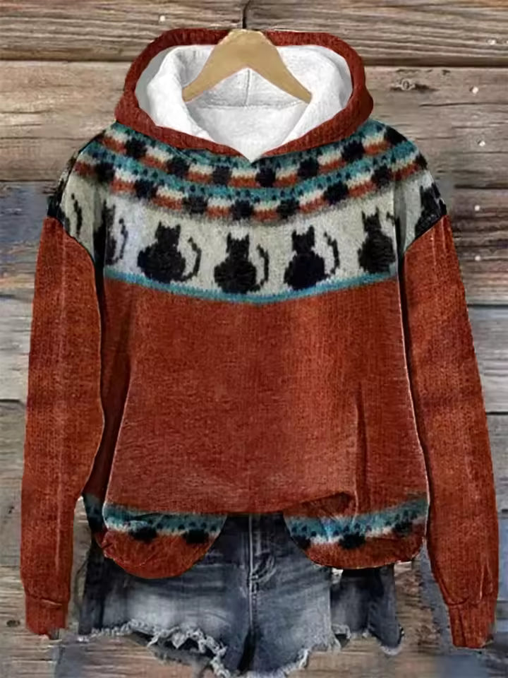 Tessa | Cozy Cat Hoodie