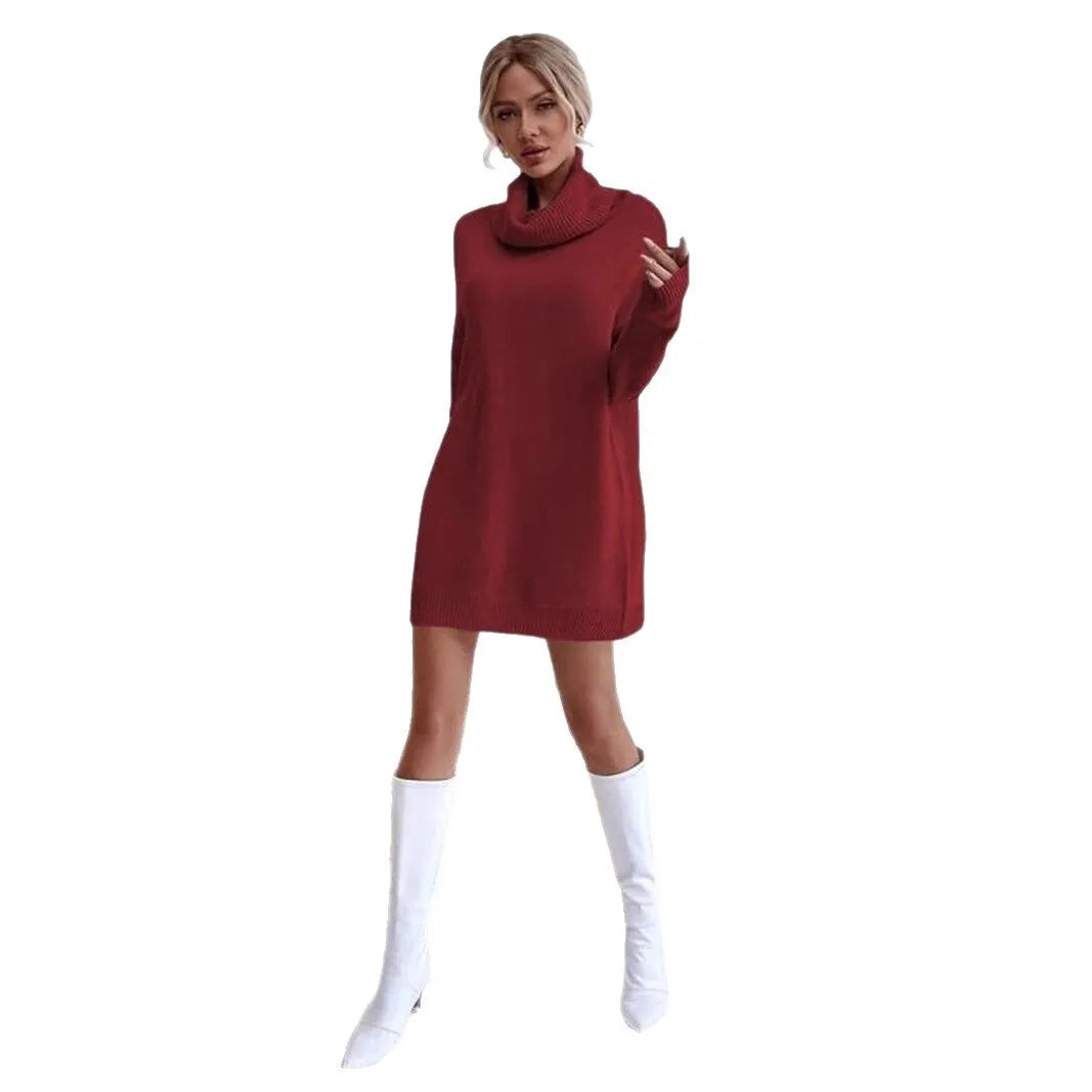 Amara | Cozy Turtleneck Sweater Dress