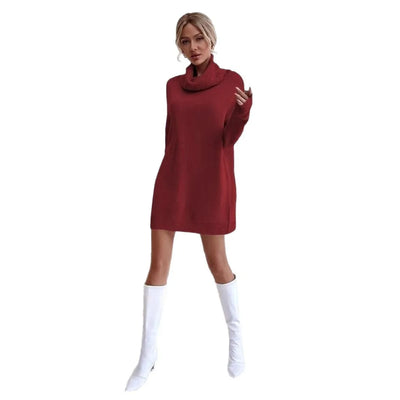 Amara | Cozy Turtleneck Sweater Dress