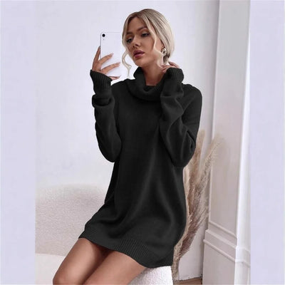 Amara | Cozy Turtleneck Sweater Dress