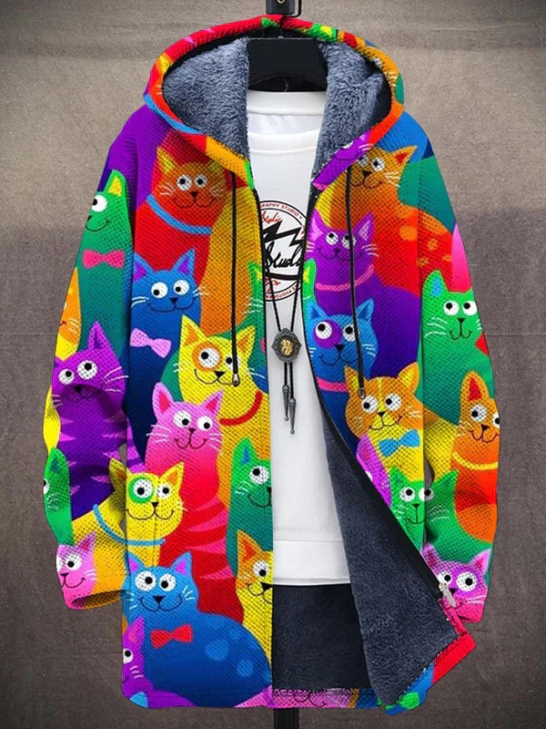 Nadine | Colorful Cats Coat