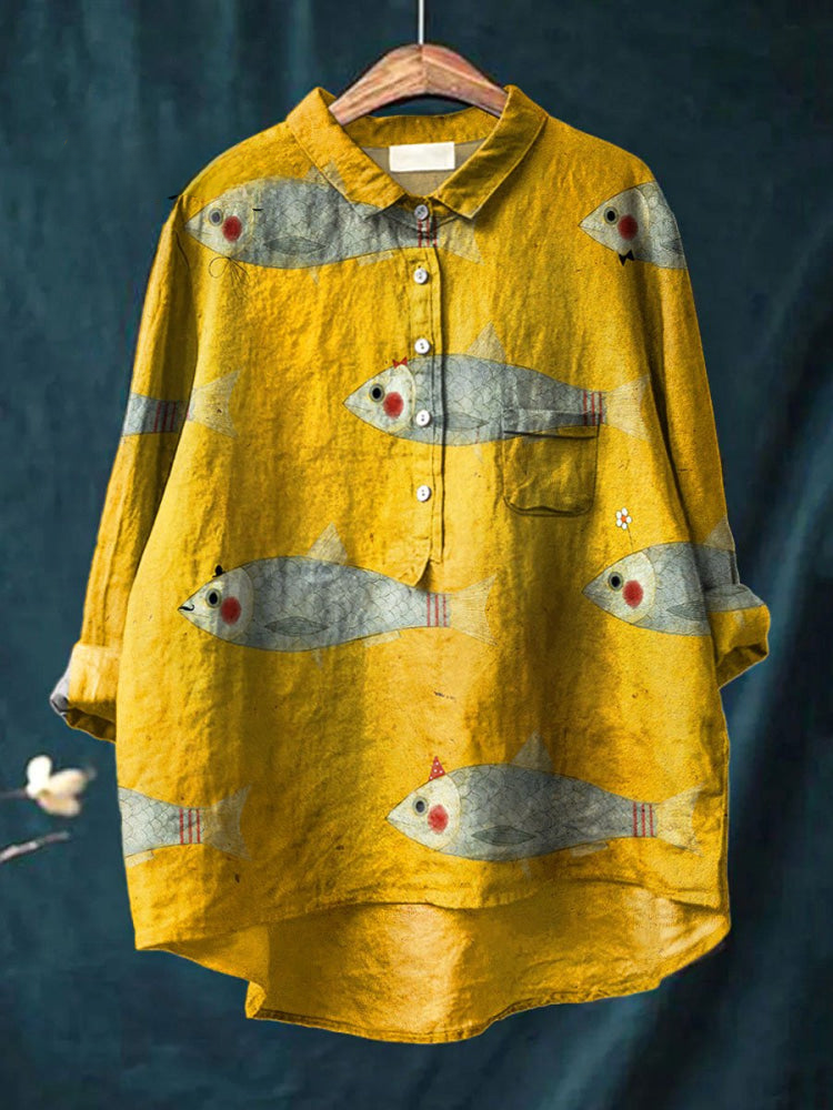 Sylvie | Golden Sea Shirt