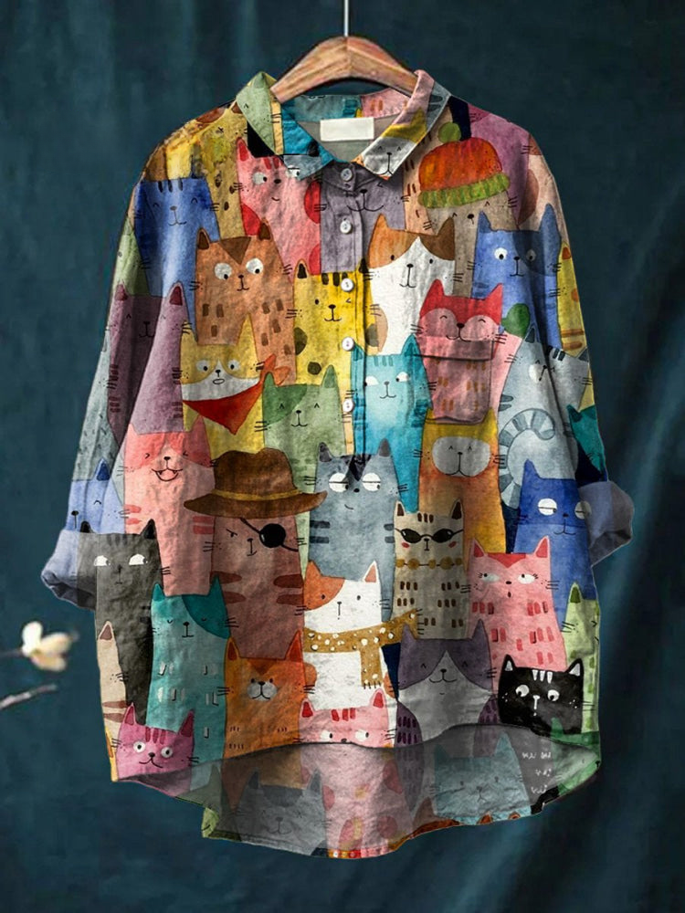Clara | Whimsical Cats Shirt