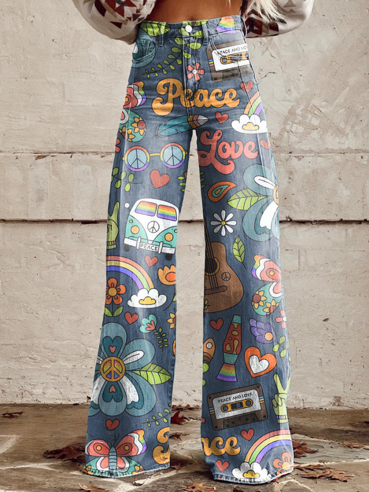 Lauren | Peace & Love Pants