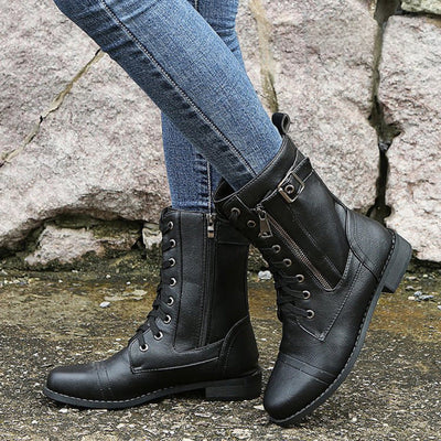 Camille | Heritage Lace-Up Boots