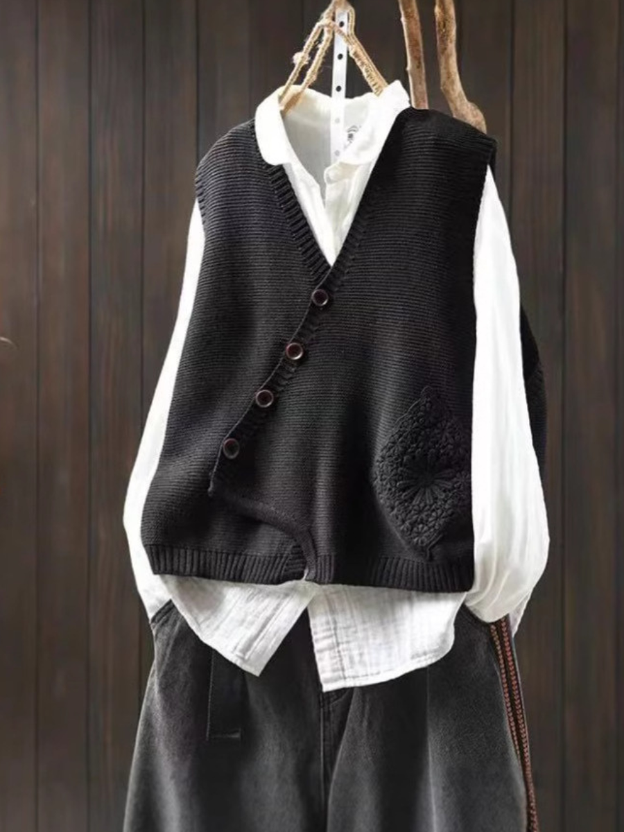 Minnie | Vintage-Inspired Knit Vest