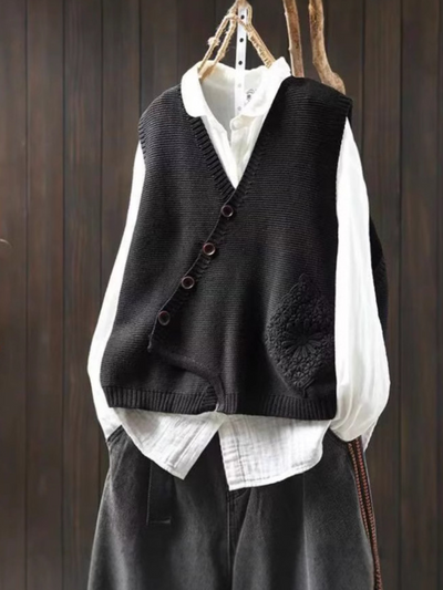 Minnie | Vintage-Inspired Knit Vest
