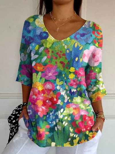 Annalise  | Color Meadow Blouse