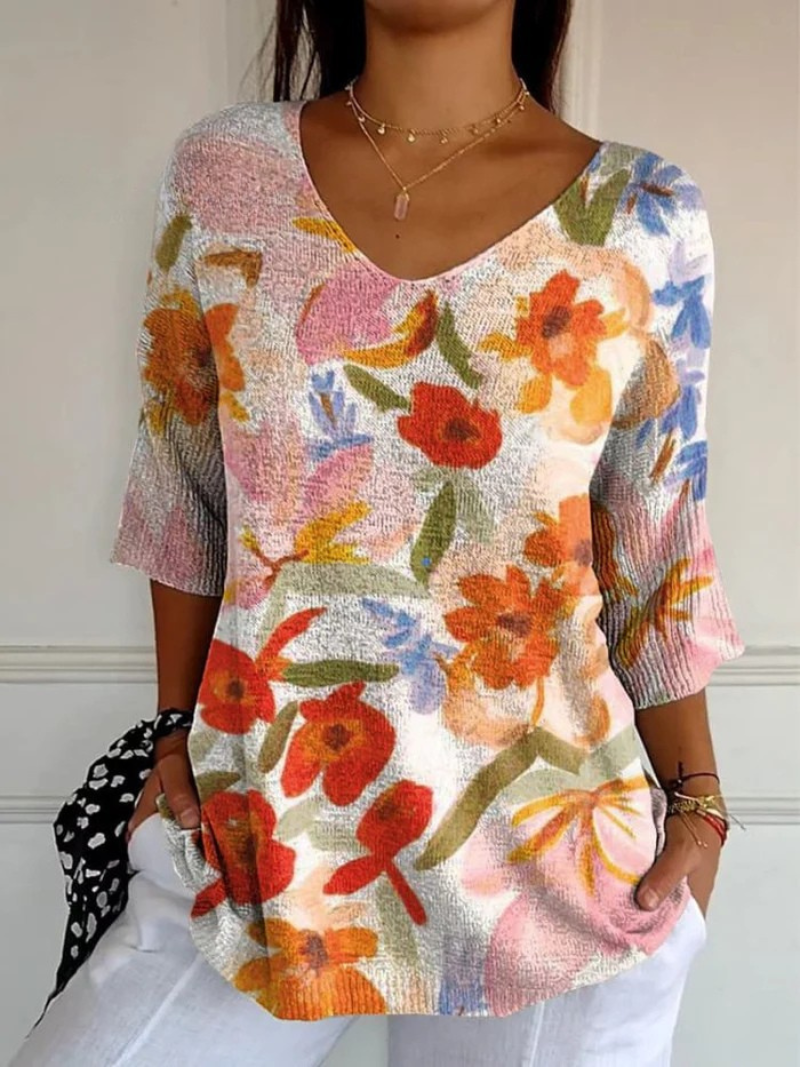 Jennica | Artistic Bloom Blouse