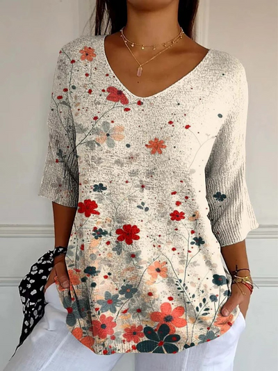 Riley | Autumn Petals Blouse