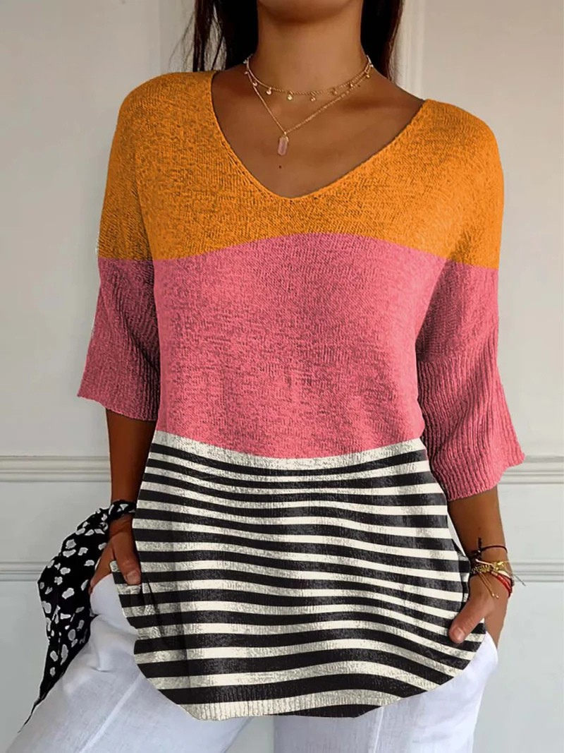 Denisse | Bold Stripes Blouse