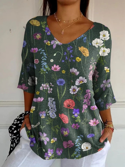 Yvonne | Wildflower Field Blouse