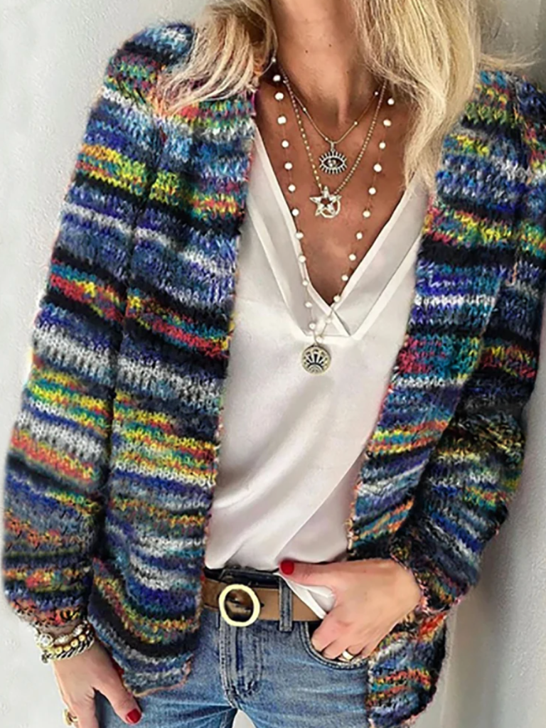 Clarissa | Multicolor Knit Cardigan
