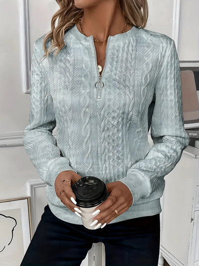 Luna | Zipped Cable Sweater