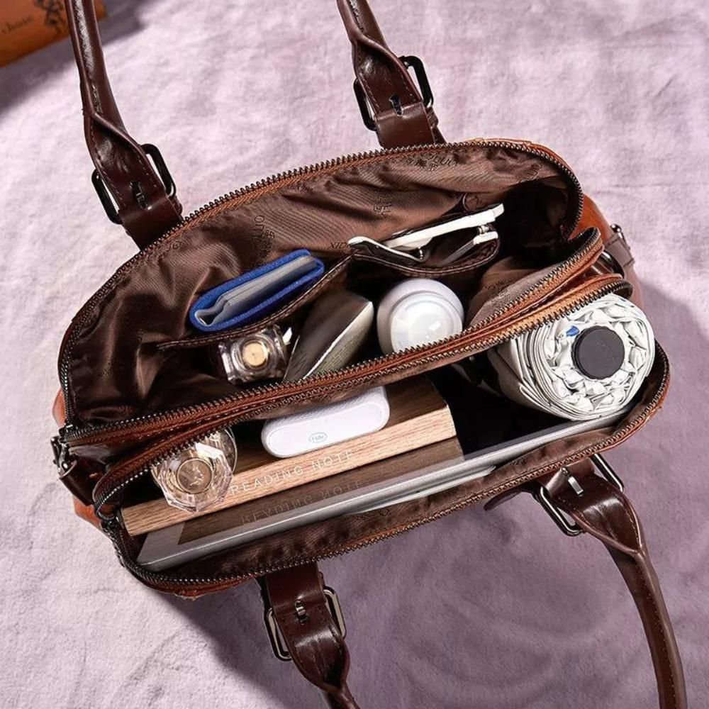 Jada  | Structured Leather Handbag