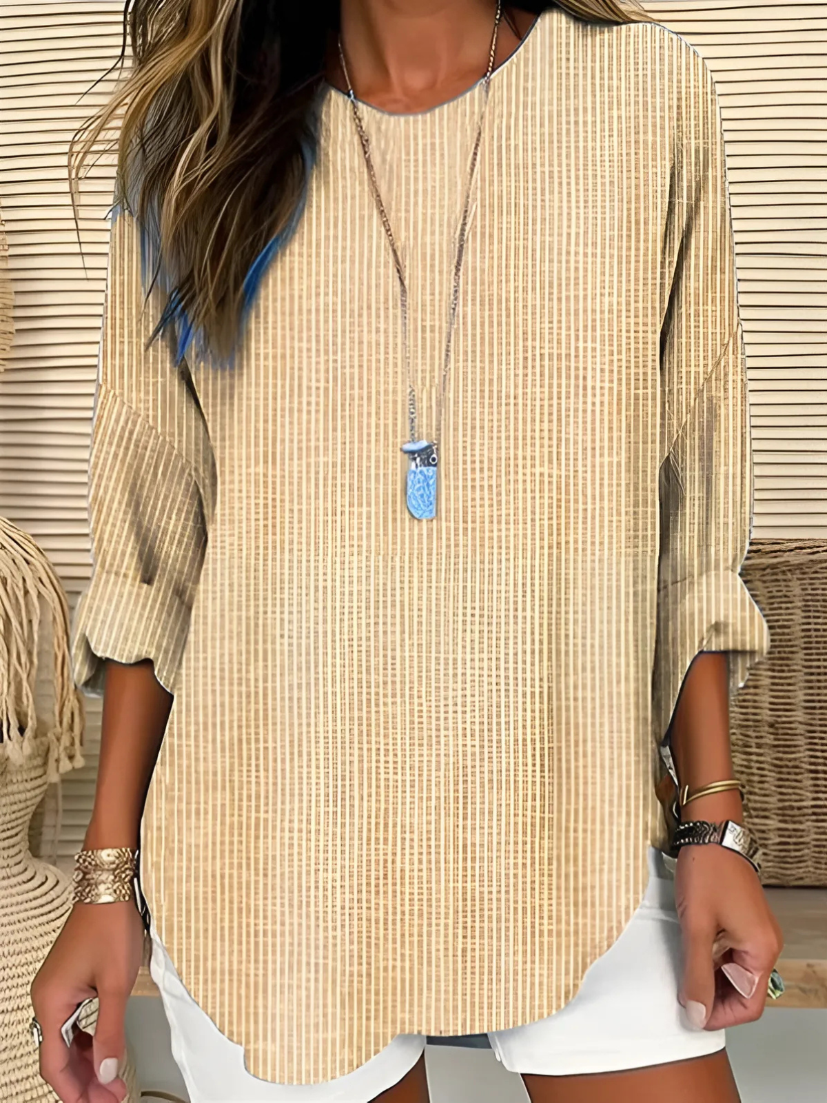 Arizona | Striped Long Sleeve Blouse
