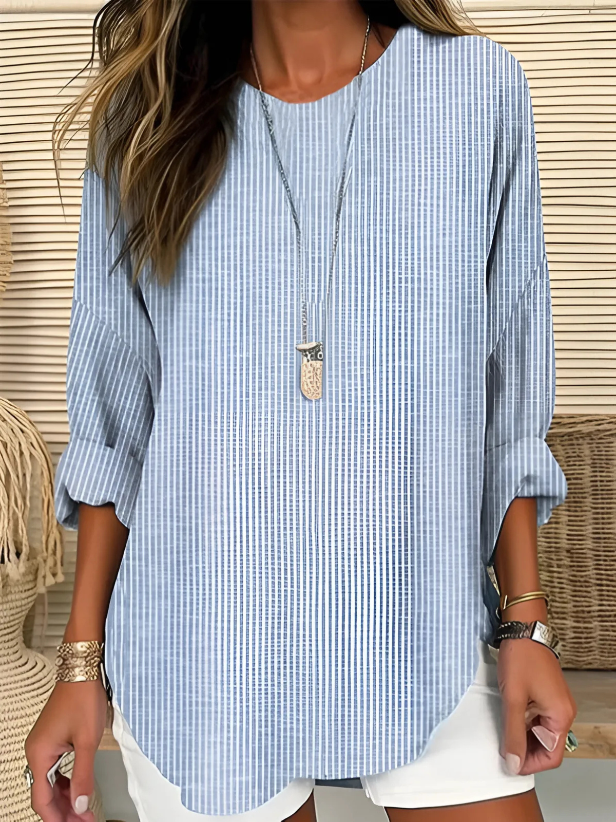 Arizona | Striped Long Sleeve Blouse
