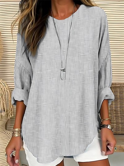Arizona | Striped Long Sleeve Blouse