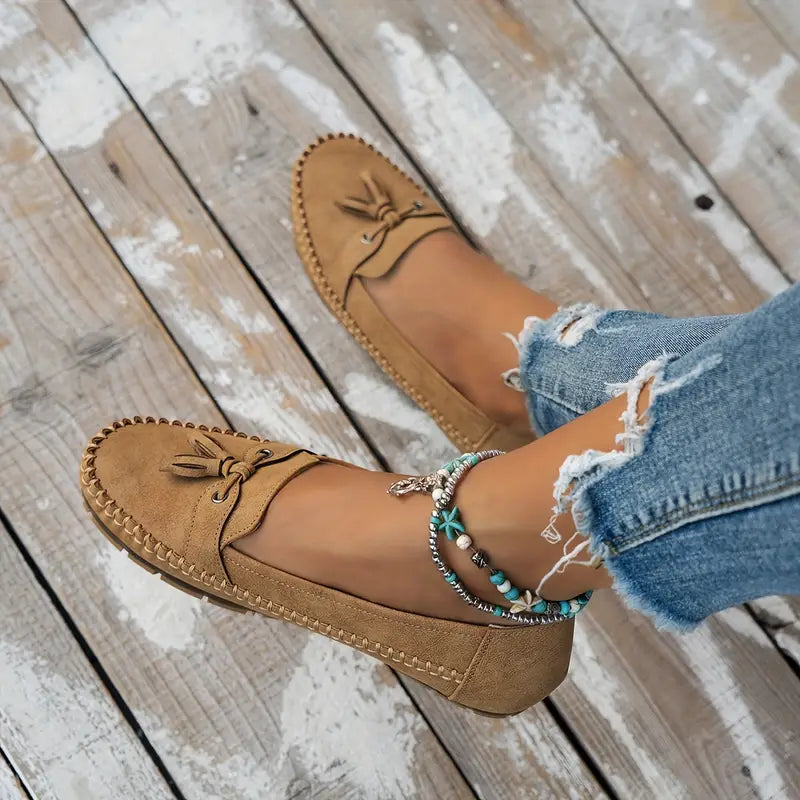 Taylor | Soft Bow Loafers