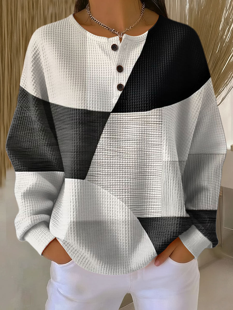 Fiona | Monochrome Harmony Sweater