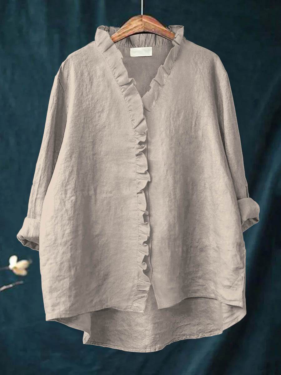 Vanessa | Ruffled Elegance Blouse