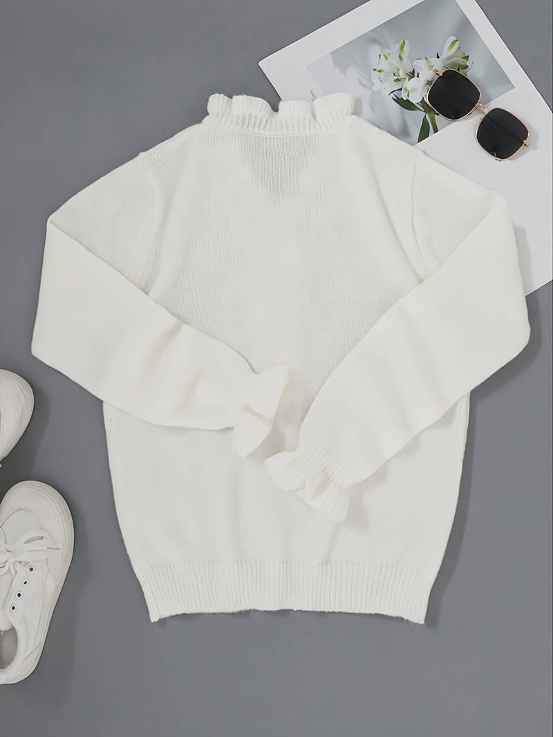 Madeline | Elegant Ruffle Sweater