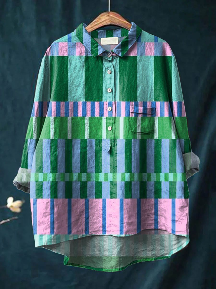 Caroline | Joyful Stripes Shirt