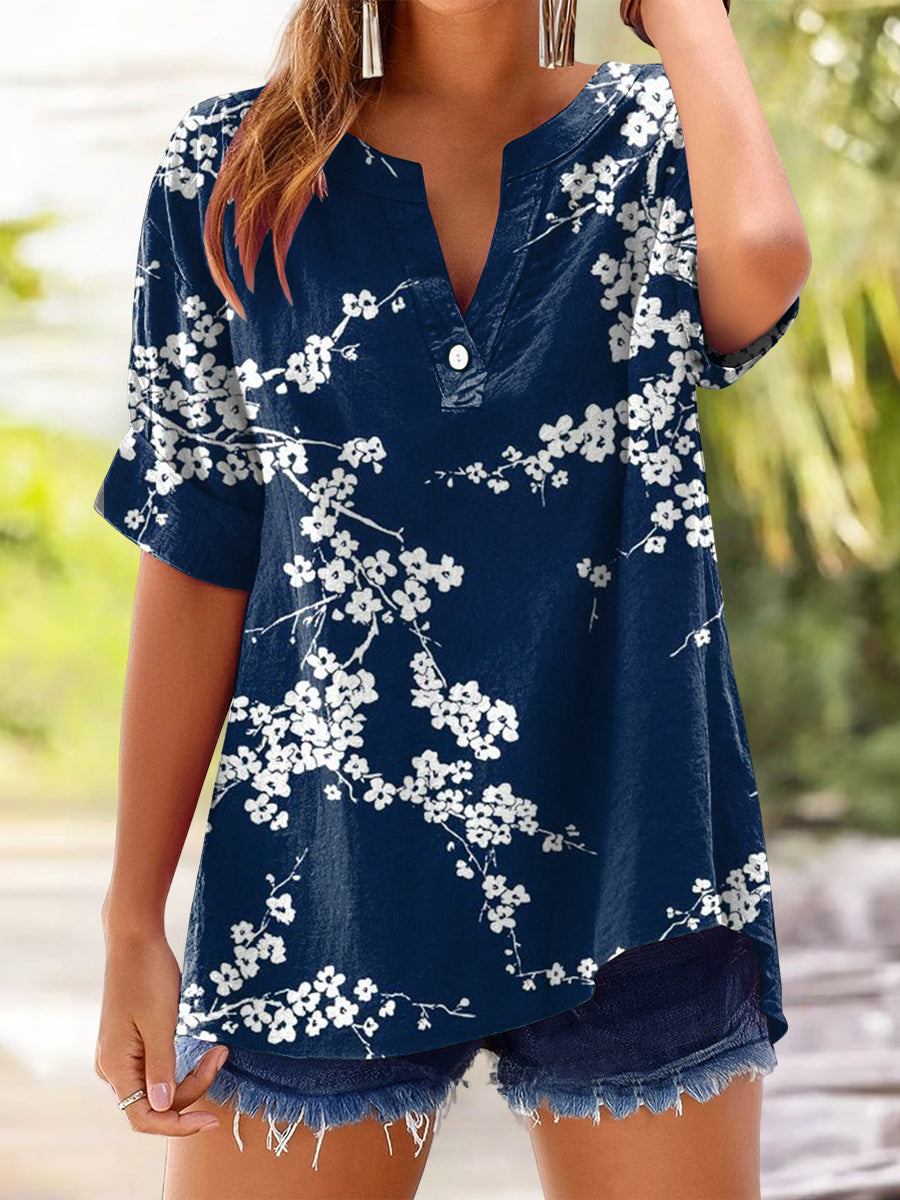 Jada | Blossom Print Shirt