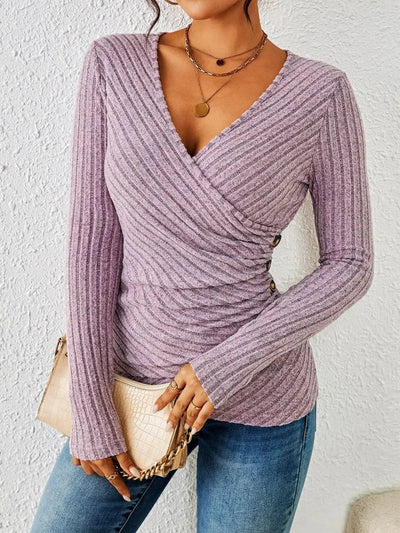 Veronica | Wrap Knit Sweater