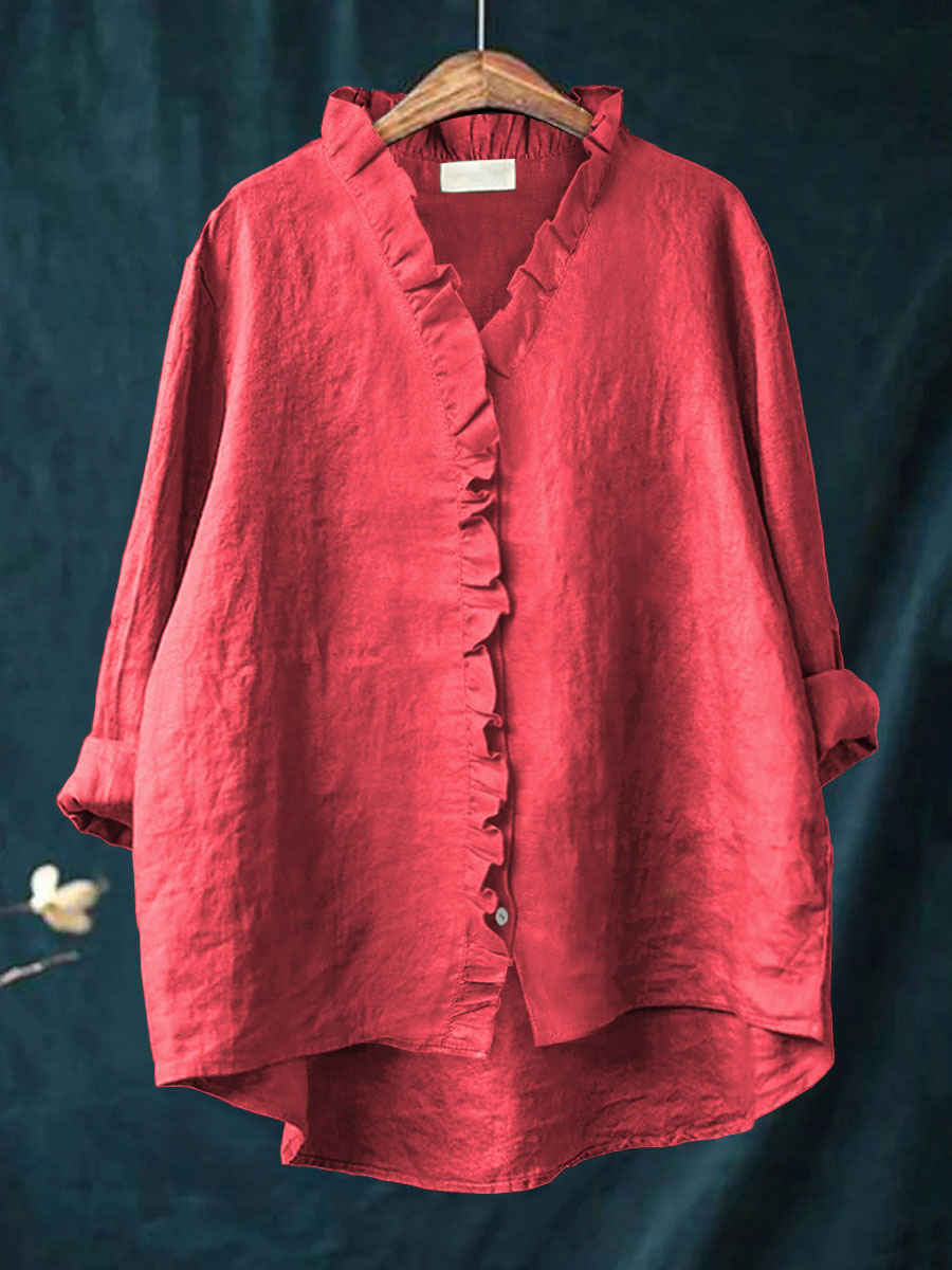 Vanessa | Ruffled Elegance Blouse