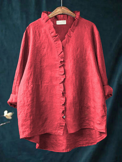 Vanessa | Ruffled Elegance Blouse