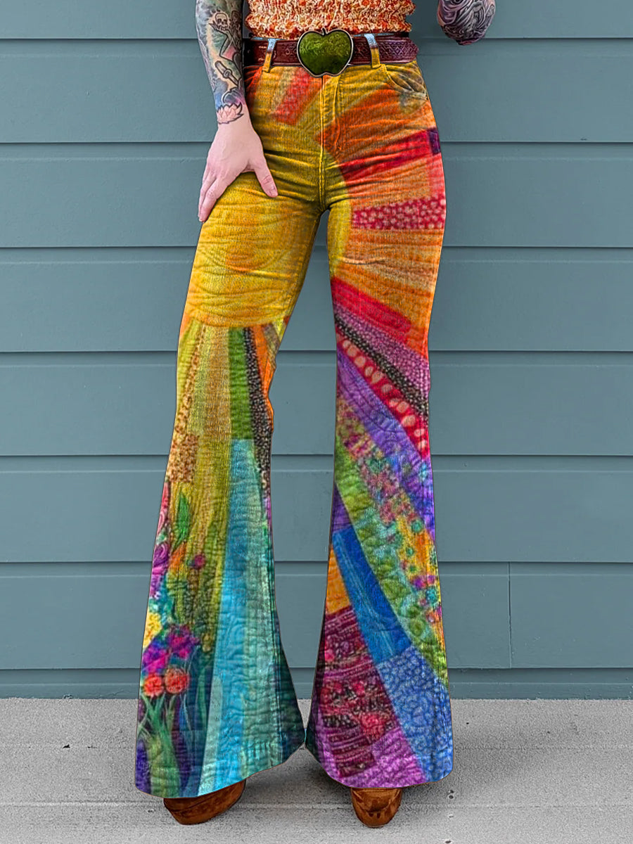 Veronica | Vibrant Patchwork Pants