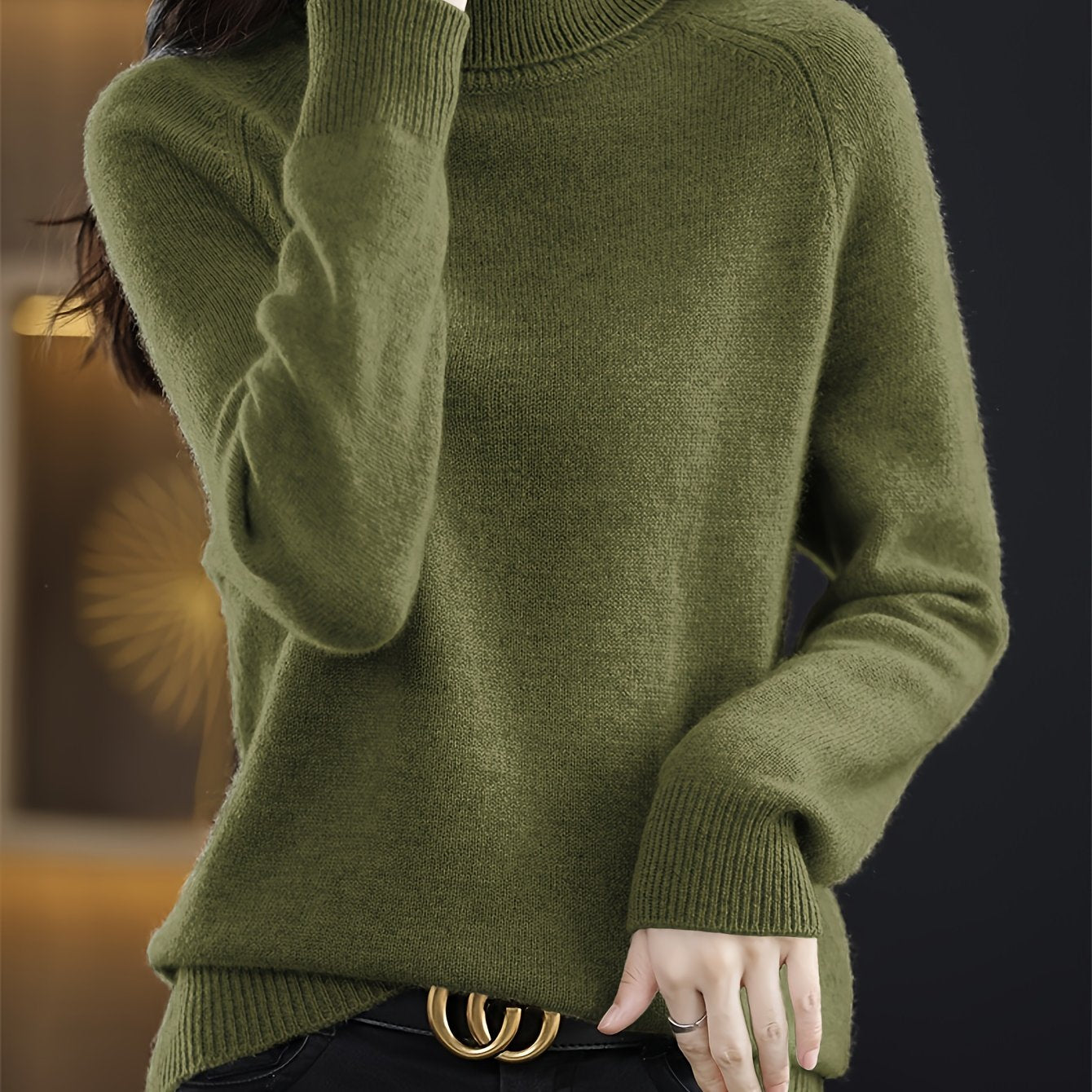 Isabelle | Refined Turtleneck Sweater