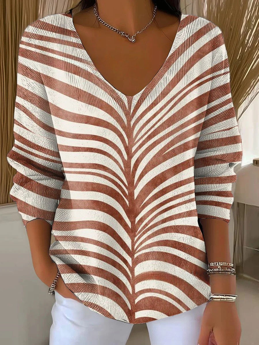 Sienna | Modern Striped Blouse