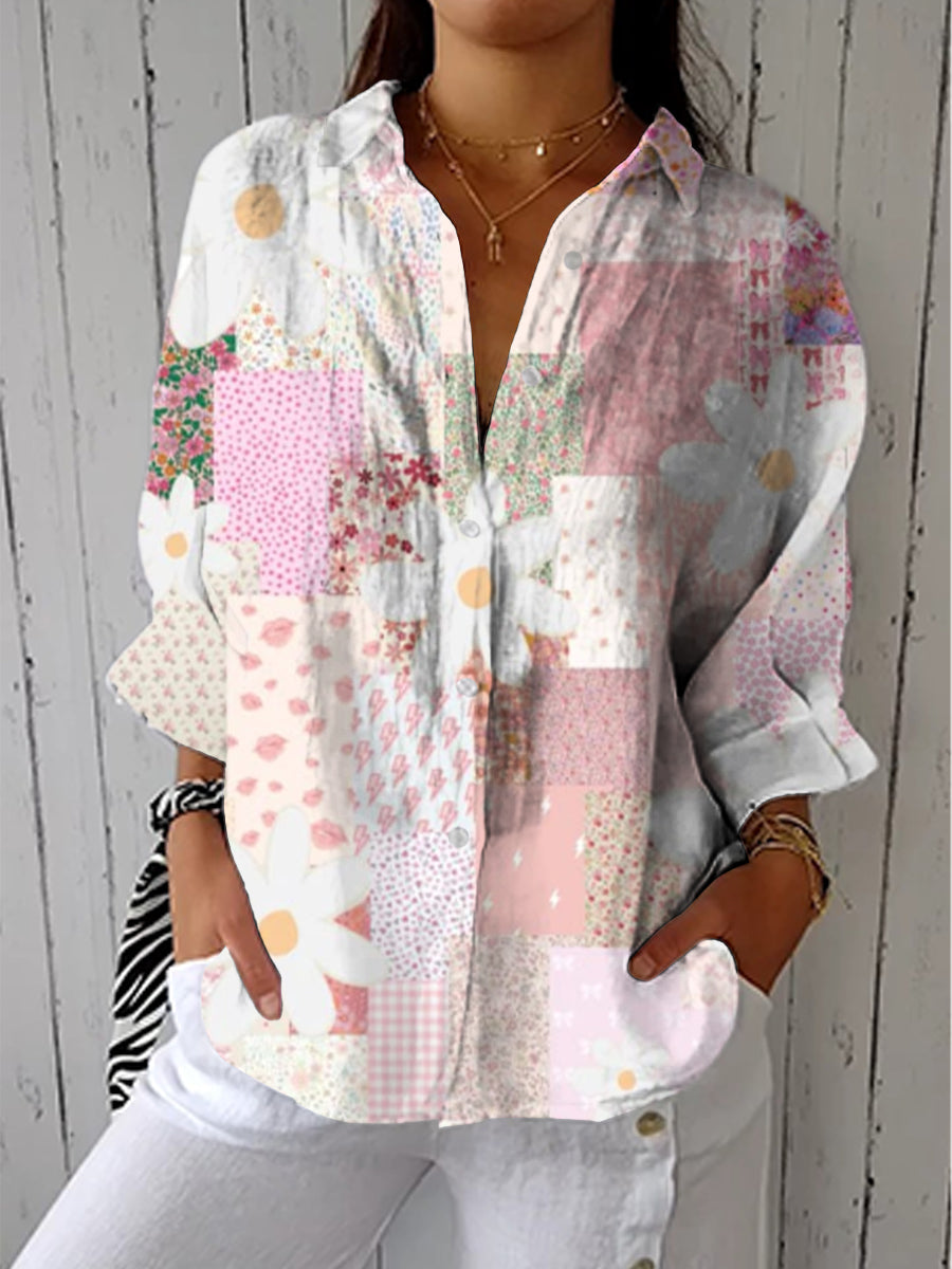 Naomi | Blush Garden Shirt