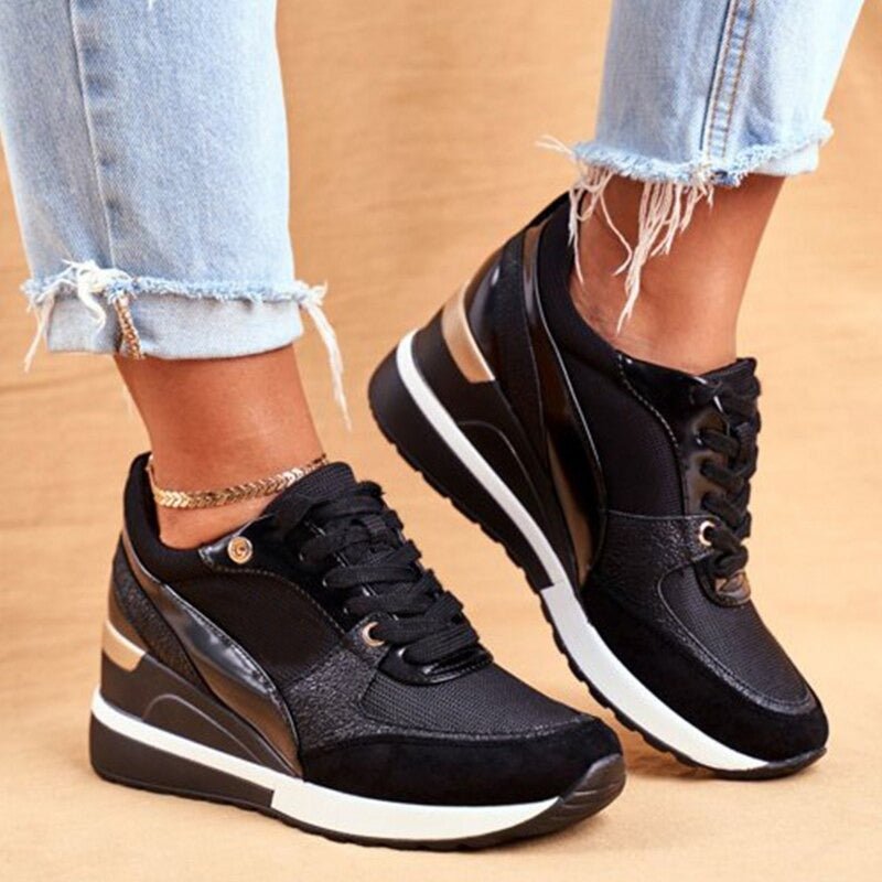 Liana | Metallic Accent Sneakers