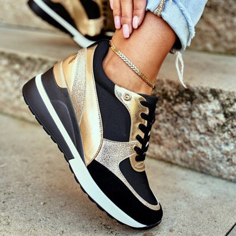 Liana | Metallic Accent Sneakers