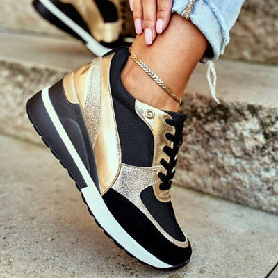 Liana | Metallic Accent Sneakers