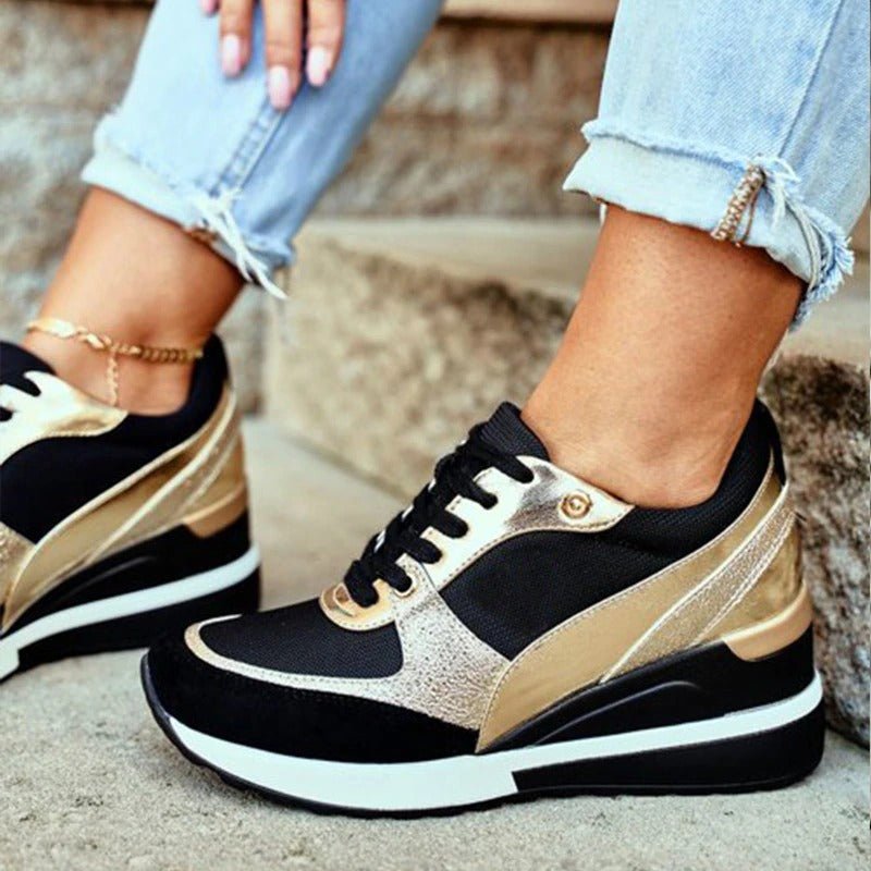 Liana | Metallic Accent Sneakers