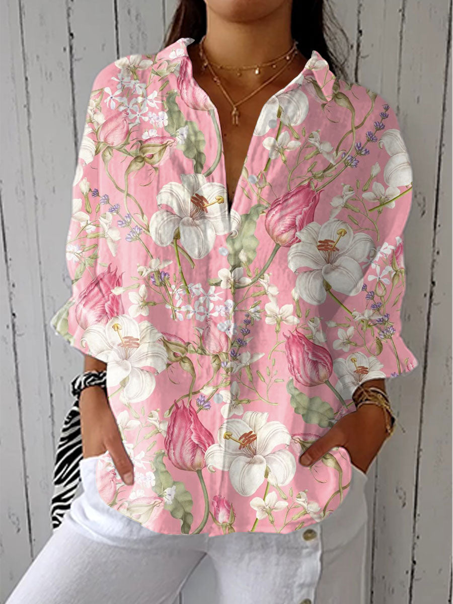 Lila | Blossom Grace Shirt