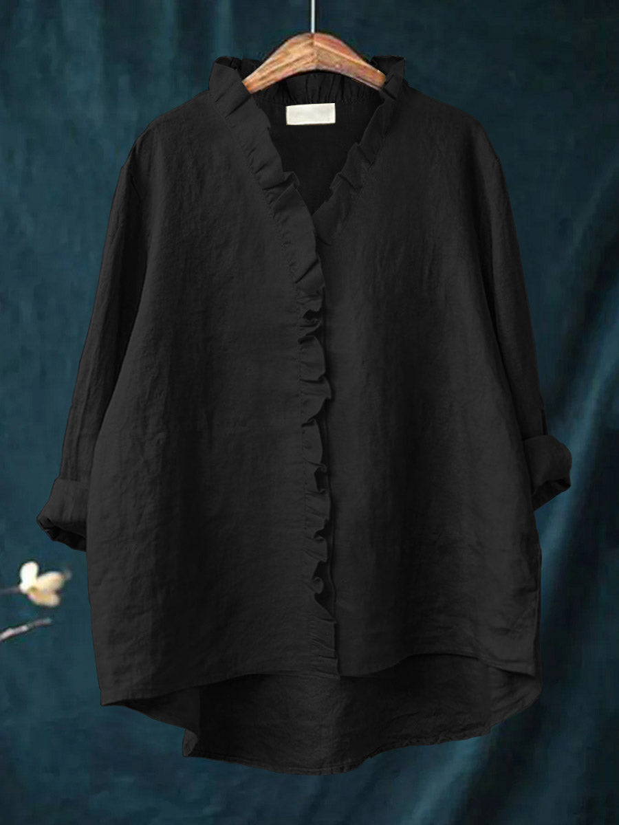 Vanessa | Ruffled Elegance Blouse