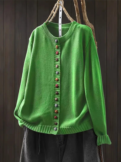 Elaine | Timeless Button Sweater