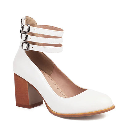 Margot | Triple Strap Heels