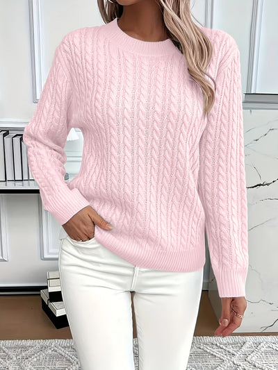 Abigail | Classic Cable Knit Sweater