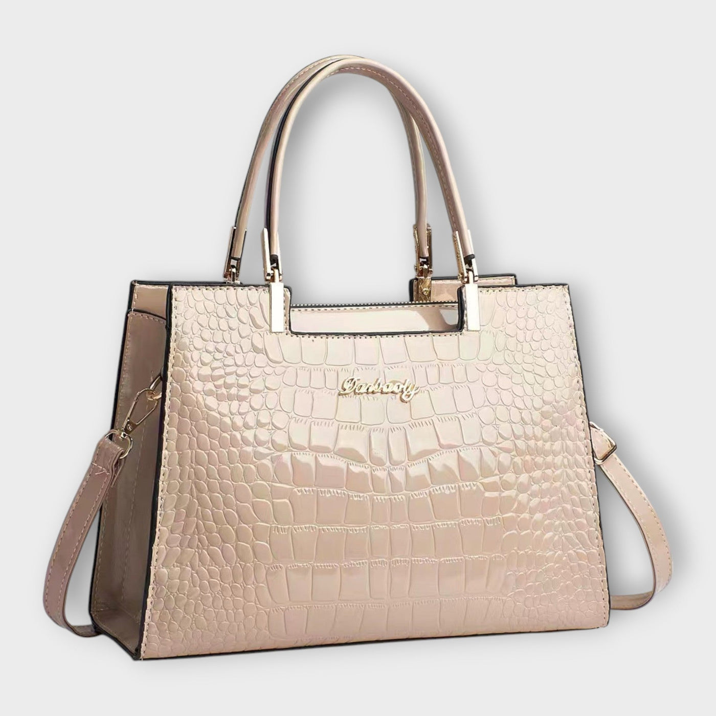 Gabrielle | Croco Luxe Tote