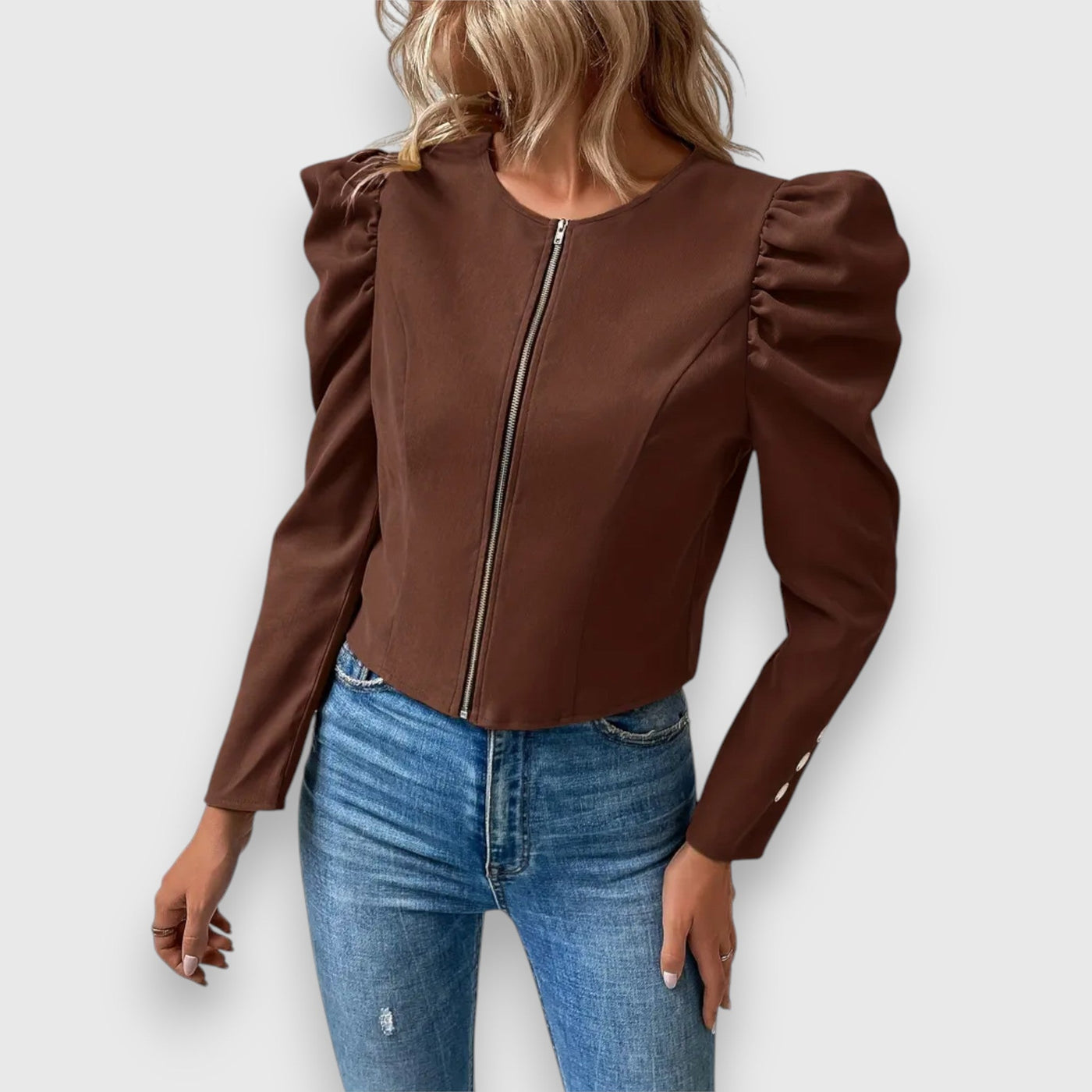 Phoebe | Puff Shoulder Blazer