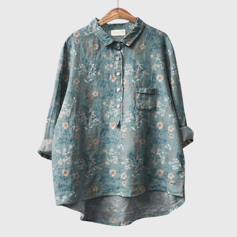 Jane  | Colorful Floral Blouse