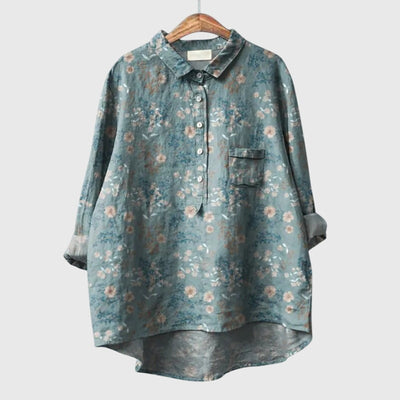 Jane  | Colorful Floral Blouse